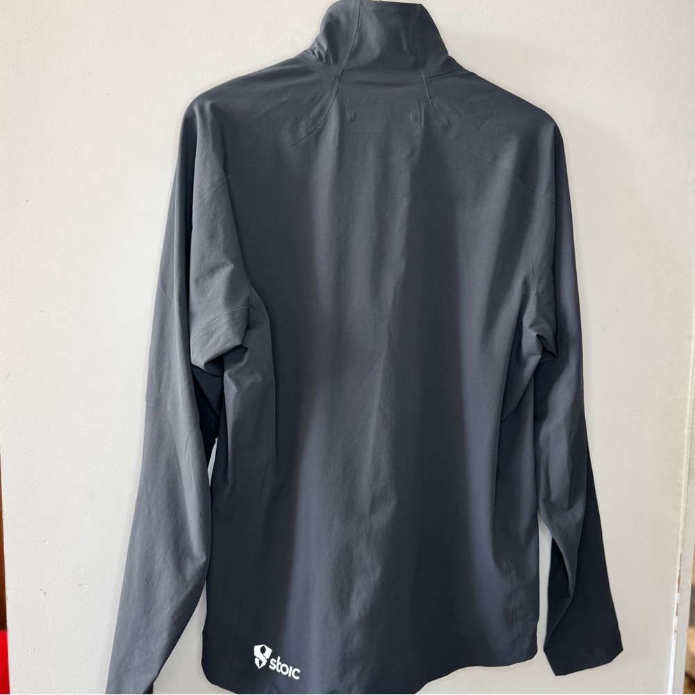 Stoic Soft Shell Pullover Gray Jacket Medium - image 5